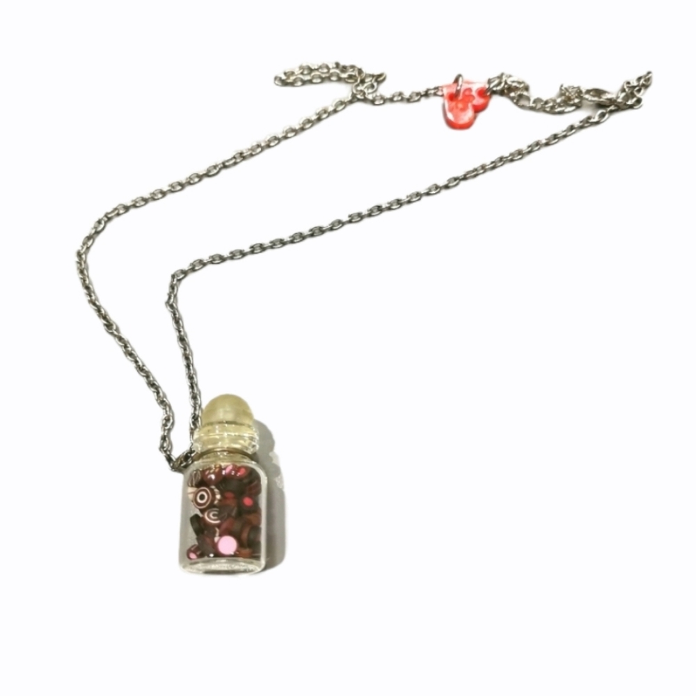 Novelty Modcloth Chocolate Jar Necklace